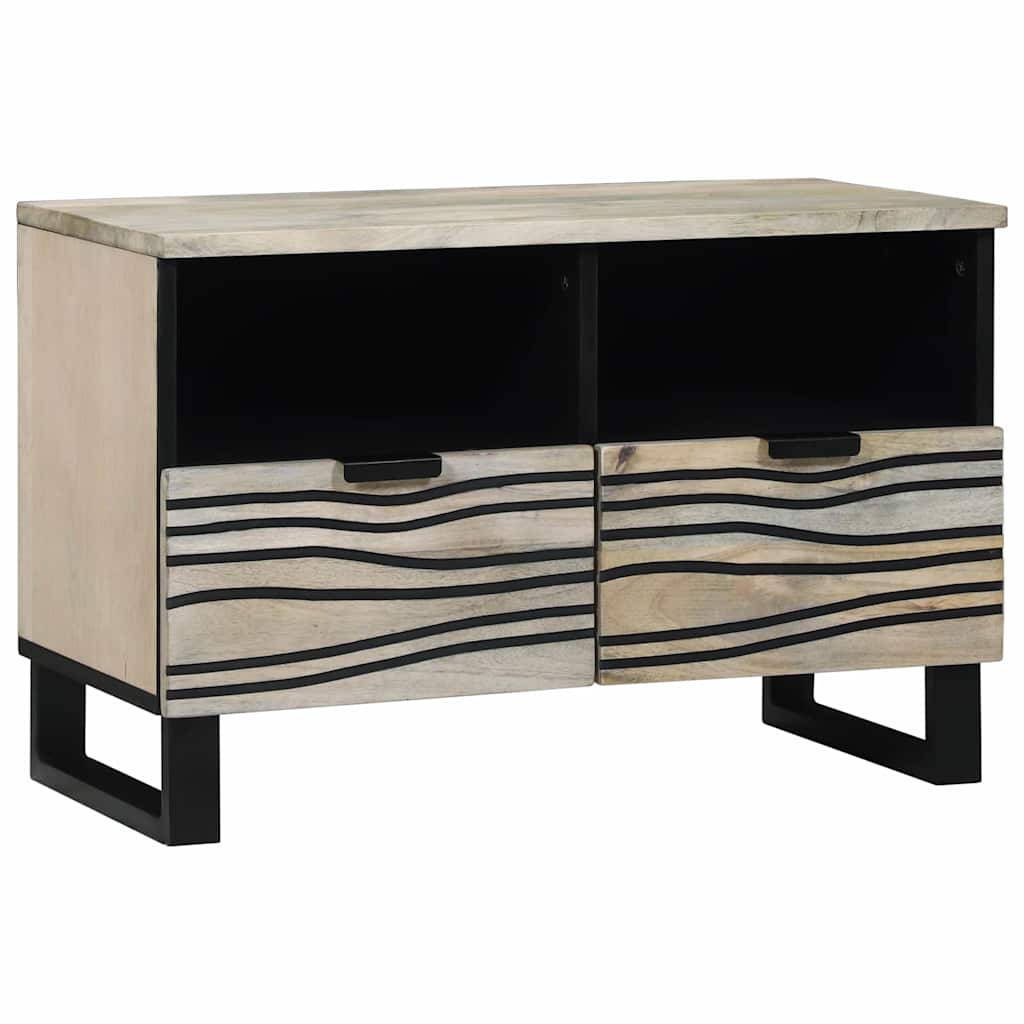vidaXL Jednostki telewizyjne z szufladą Biały 70 x 33 x 46 cm