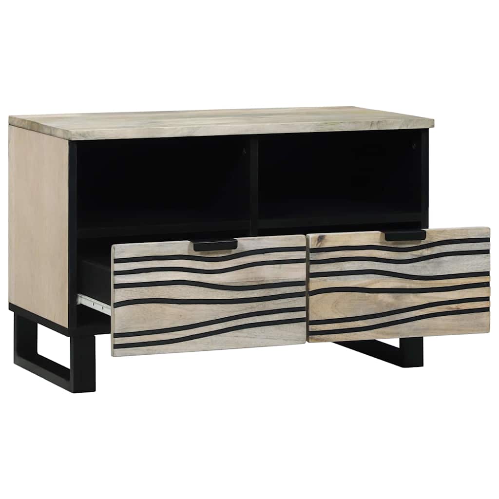 vidaXL Jednostki telewizyjne z szufladą Biały 70 x 33 x 46 cm