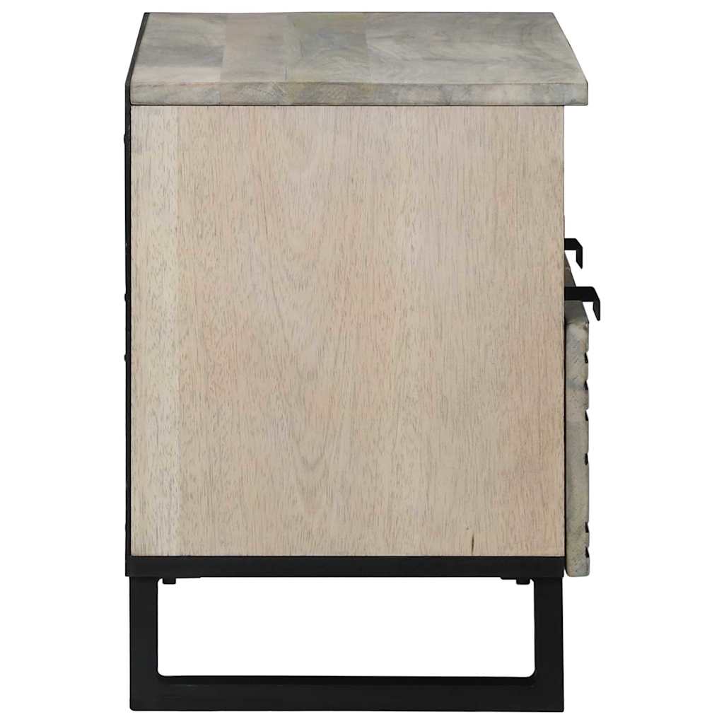 vidaXL Jednostki telewizyjne z szufladą Biały 70 x 33 x 46 cm