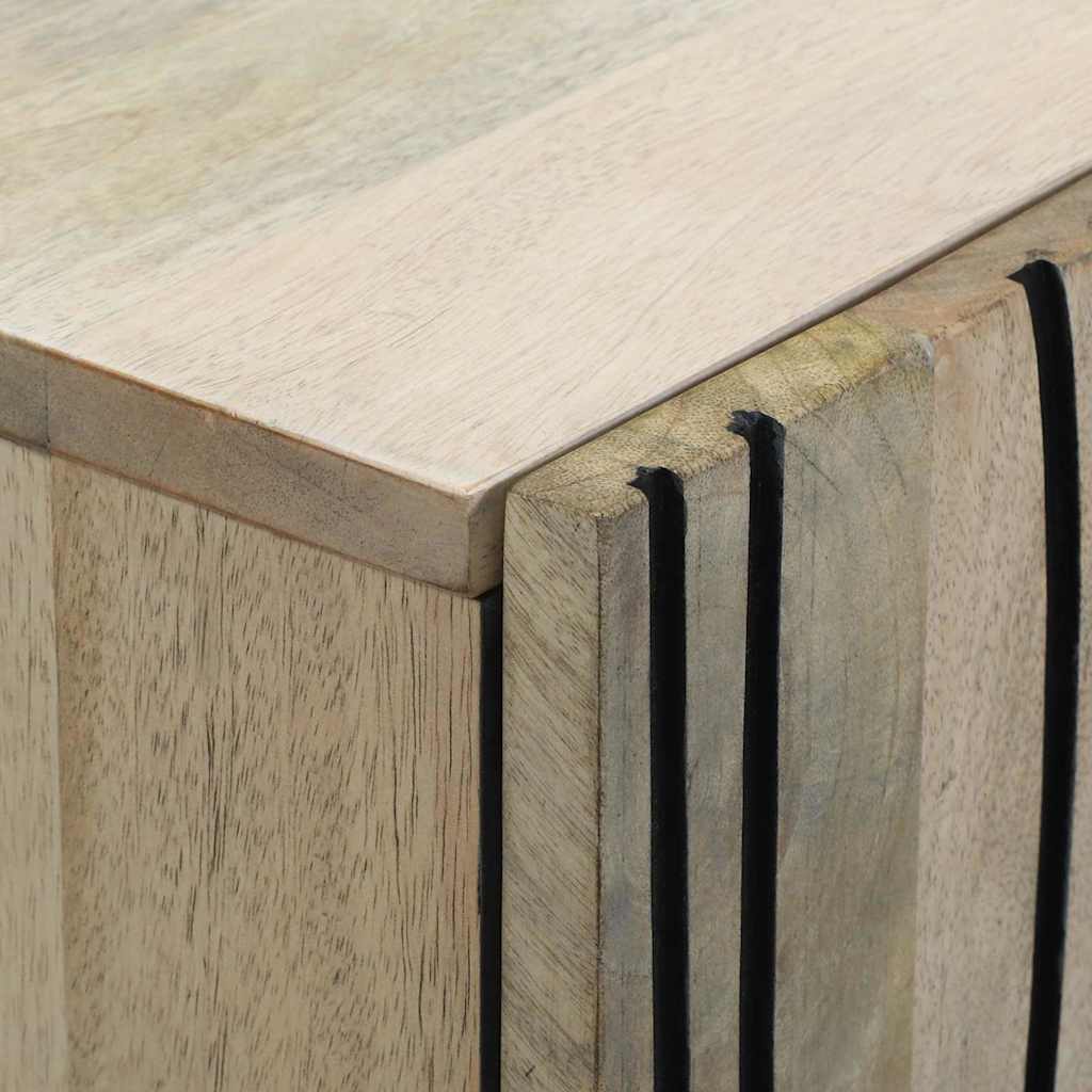 vidaXL Bufet Biały 60 x 33,5 x 75 cm Drewno z mango