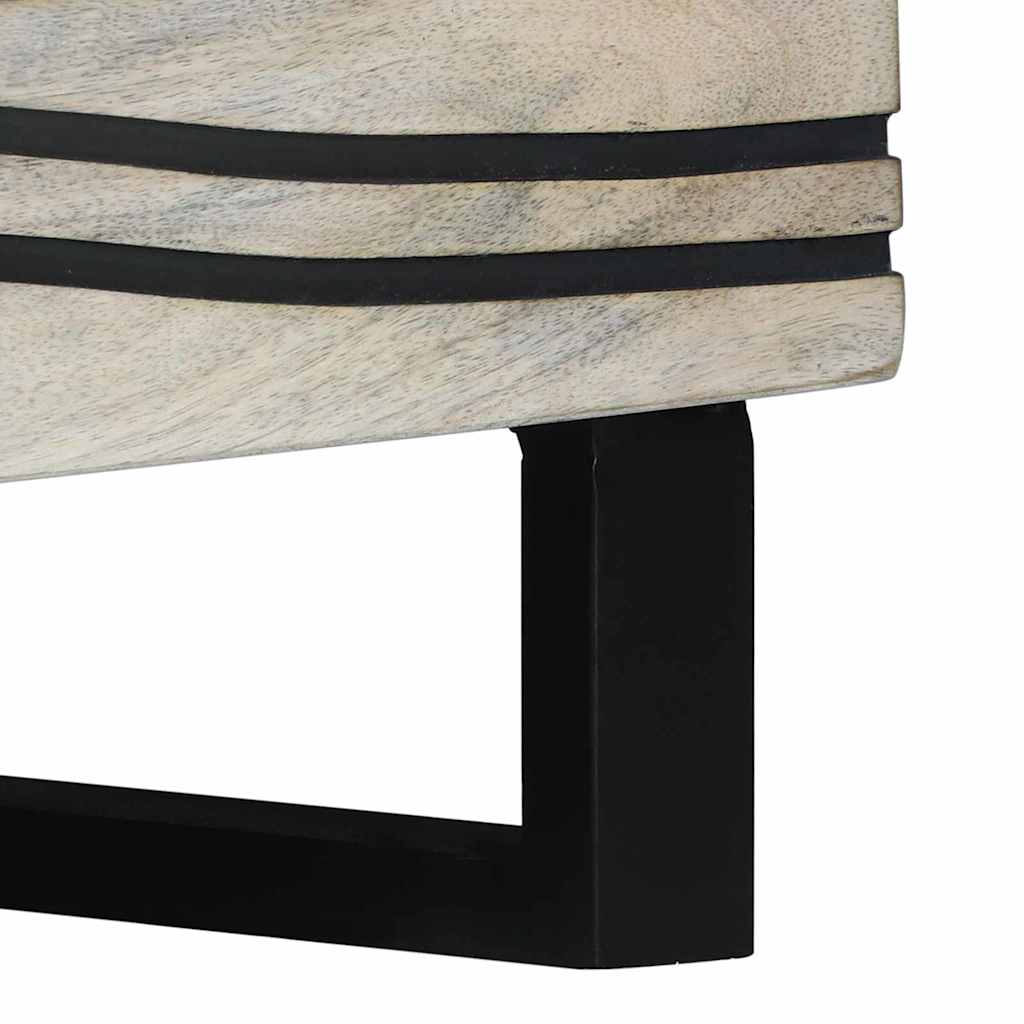 vidaXL Stolik kawowy Biały 80 x 50 x 40 cm Drewno inżynieryjne