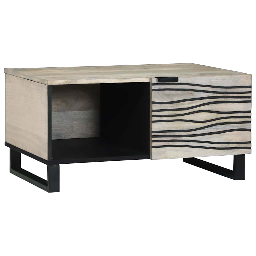 vidaXL Stolik kawowy Biały 80 x 50 x 40 cm Drewno inżynieryjne