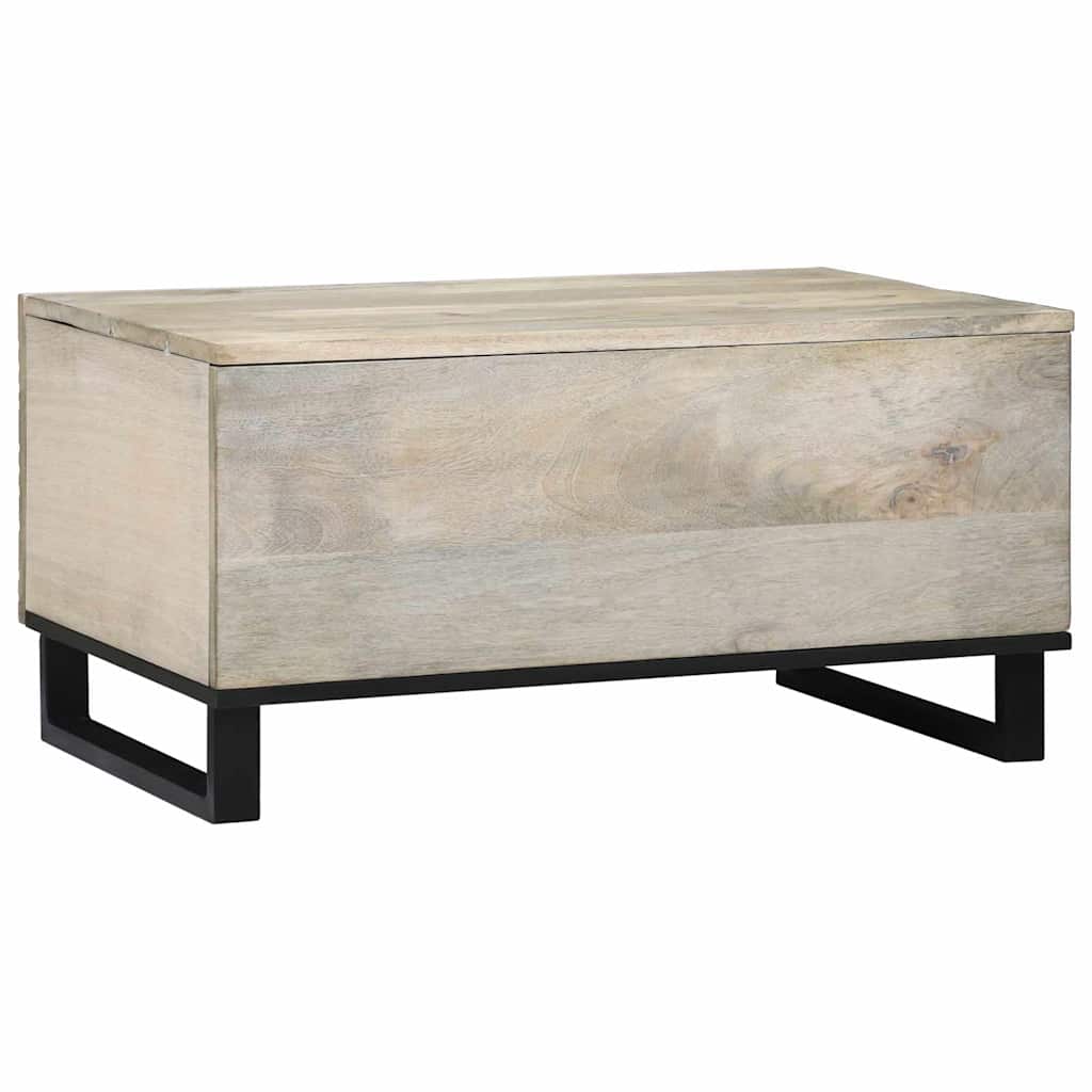 vidaXL Stolik kawowy Biały 80 x 50 x 40 cm Drewno inżynieryjne
