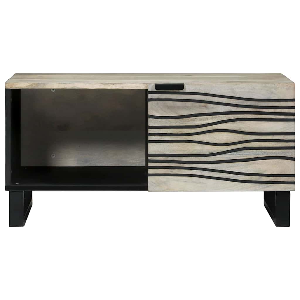 vidaXL Stolik kawowy Biały 80 x 50 x 40 cm Drewno inżynieryjne