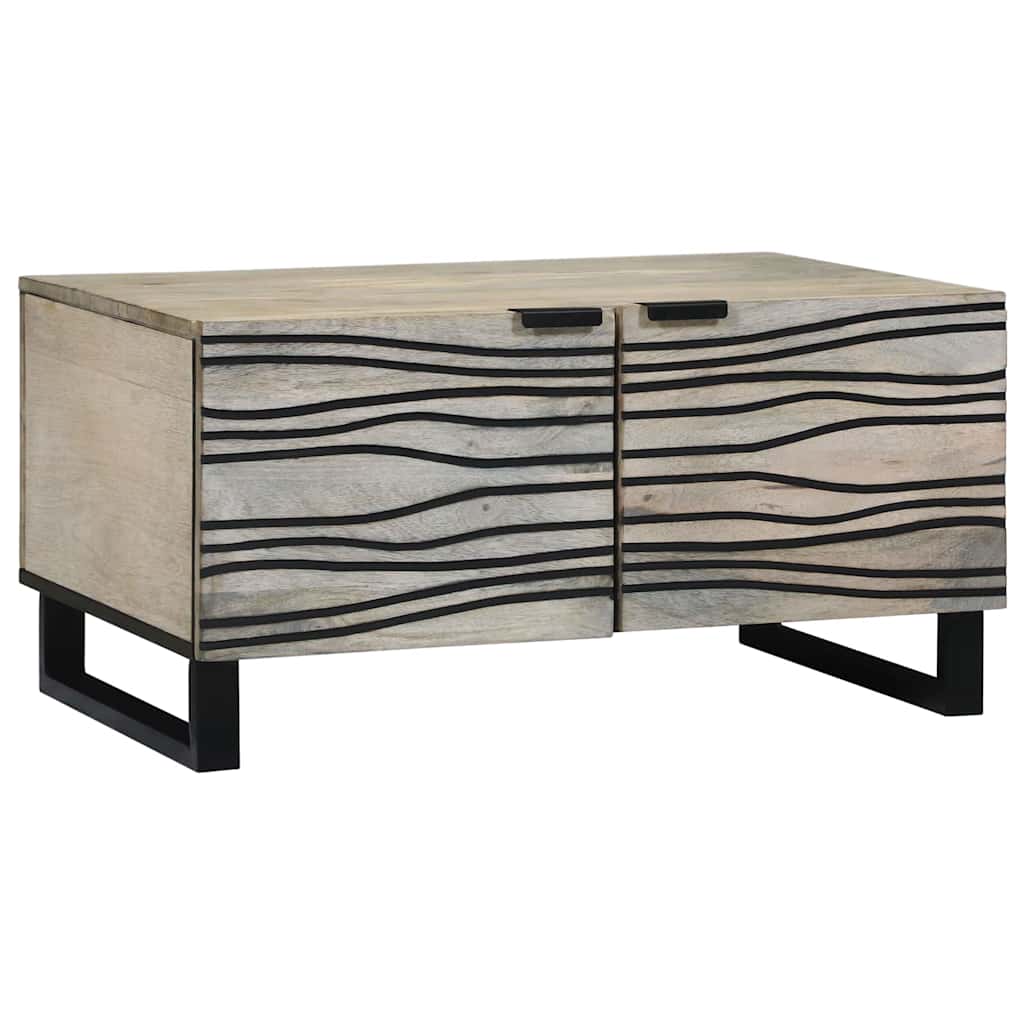 vidaXL Stolik kawowy Biały 80 x 50 x 40 cm Drewno inżynieryjne