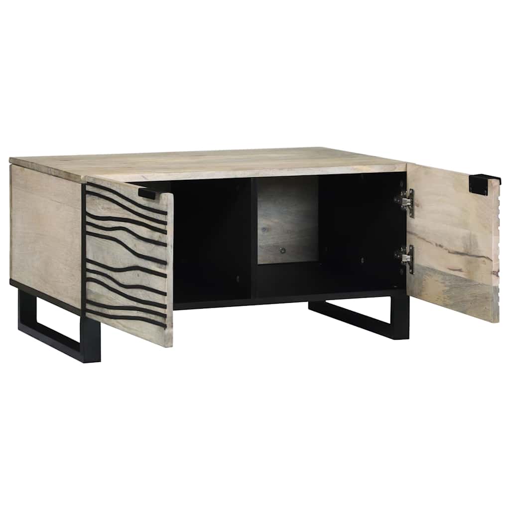 vidaXL Stolik kawowy Biały 80 x 50 x 40 cm Drewno inżynieryjne
