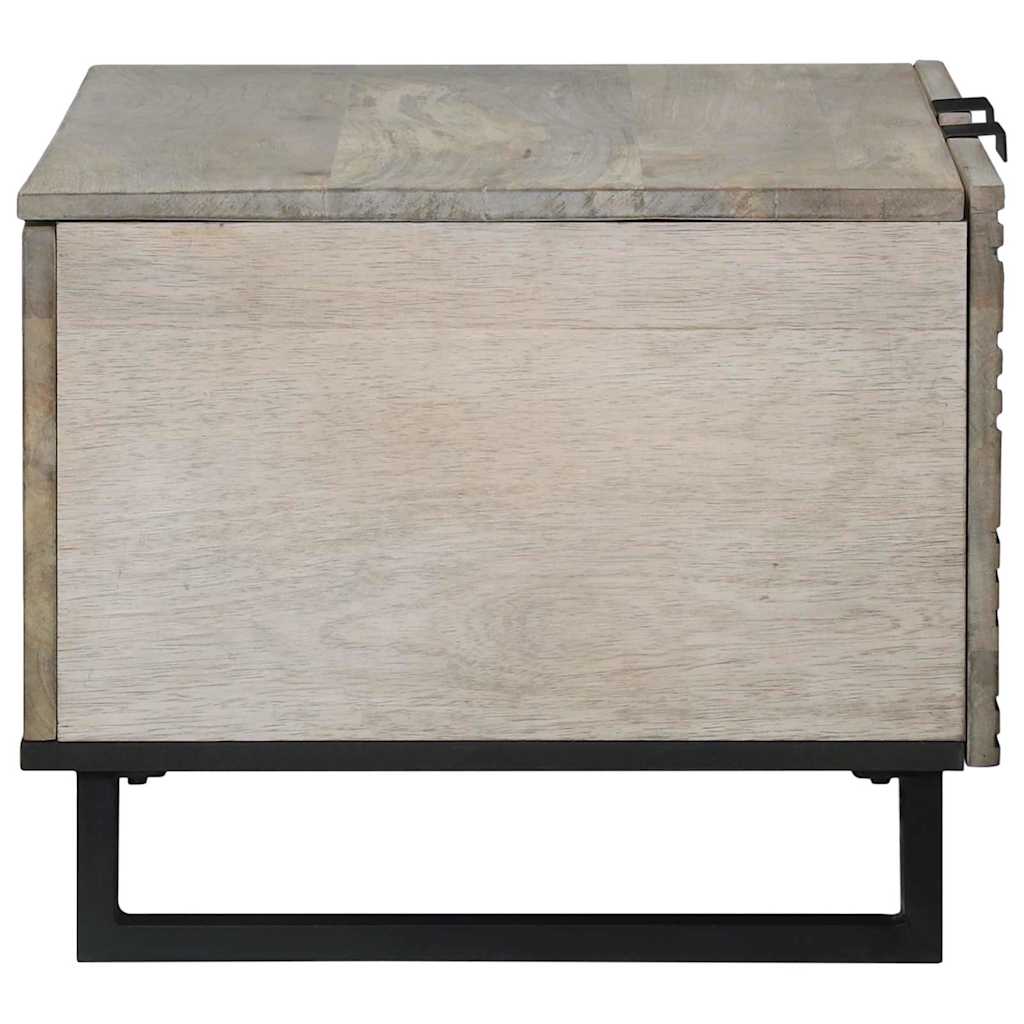 vidaXL Stolik kawowy Biały 80 x 50 x 40 cm Drewno inżynieryjne