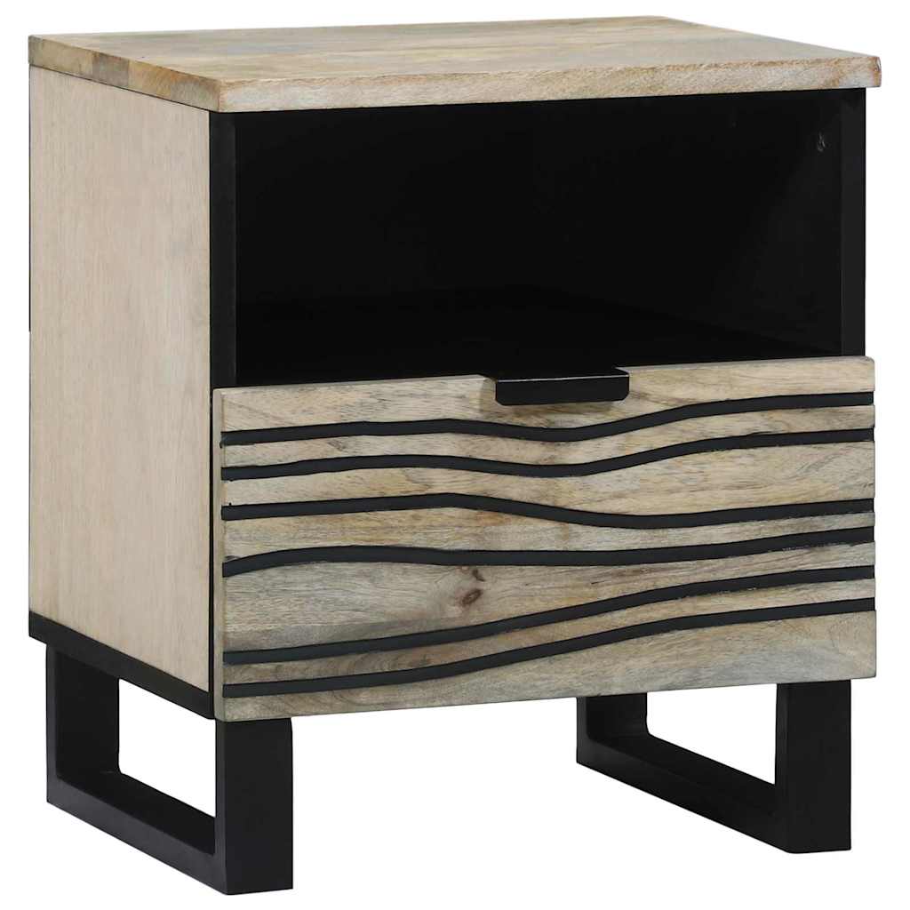 vidaXL Szafka Nocna Biały 40 x 33 x 46 cm Drewno inżynieryjne