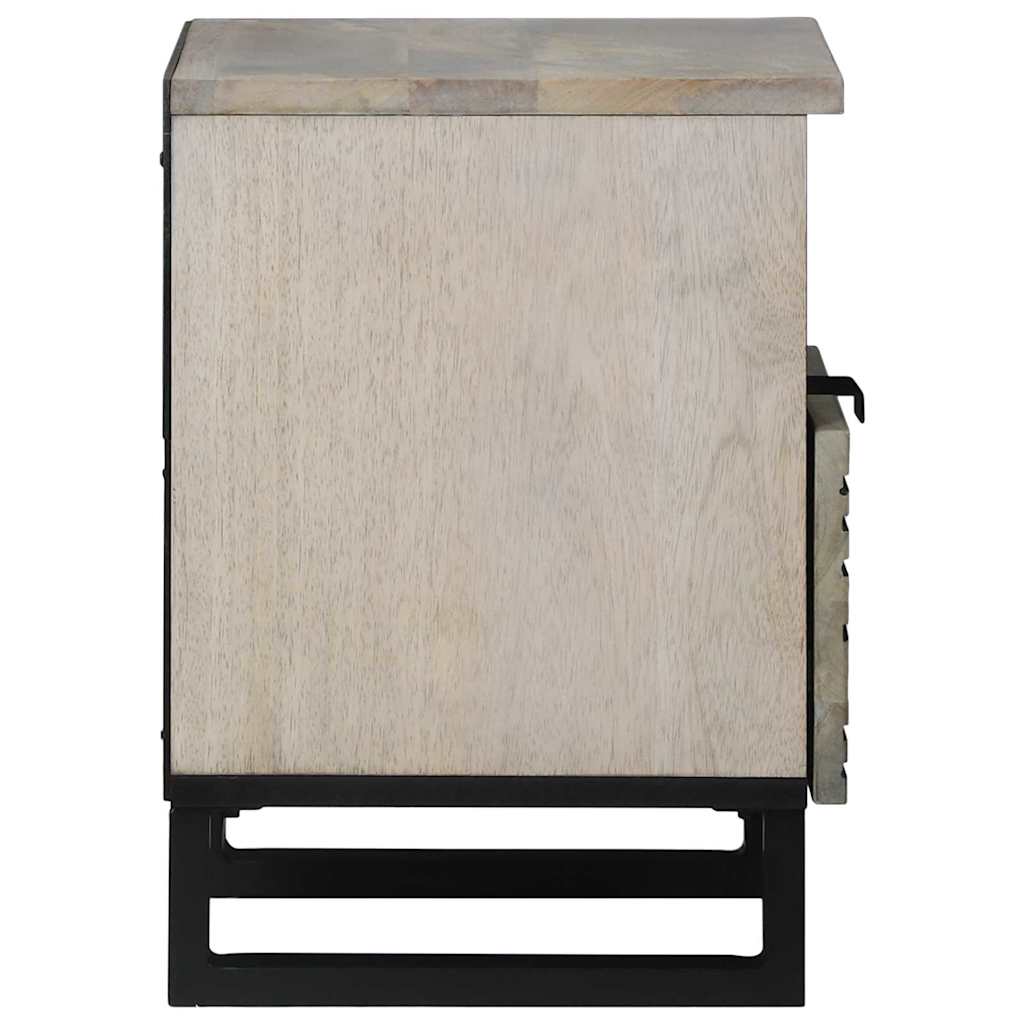 vidaXL Szafka Nocna 2 pcs Biały 40 x 33 x 46 cm Drewno inżynieryjne