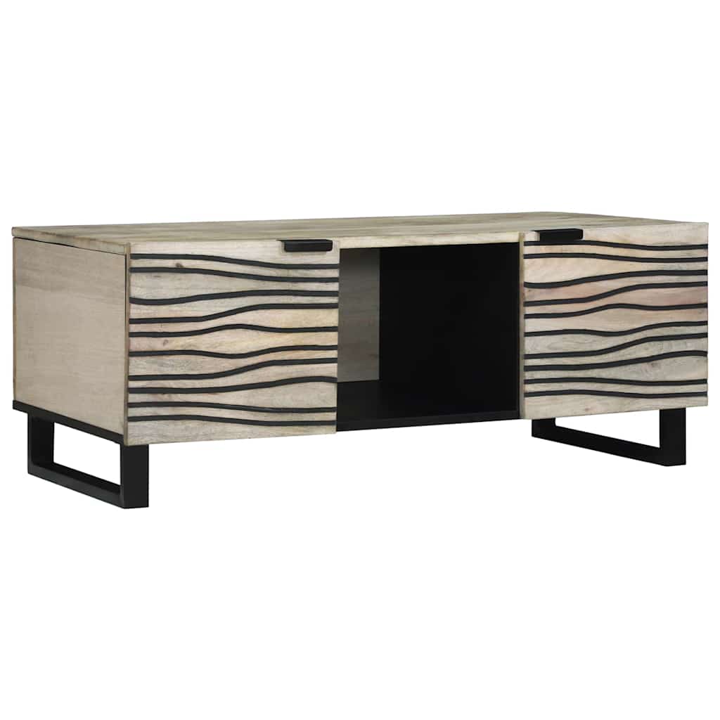 vidaXL Stolik kawowy Biały 100 x 54 x 40 cm Drewno inżynieryjne