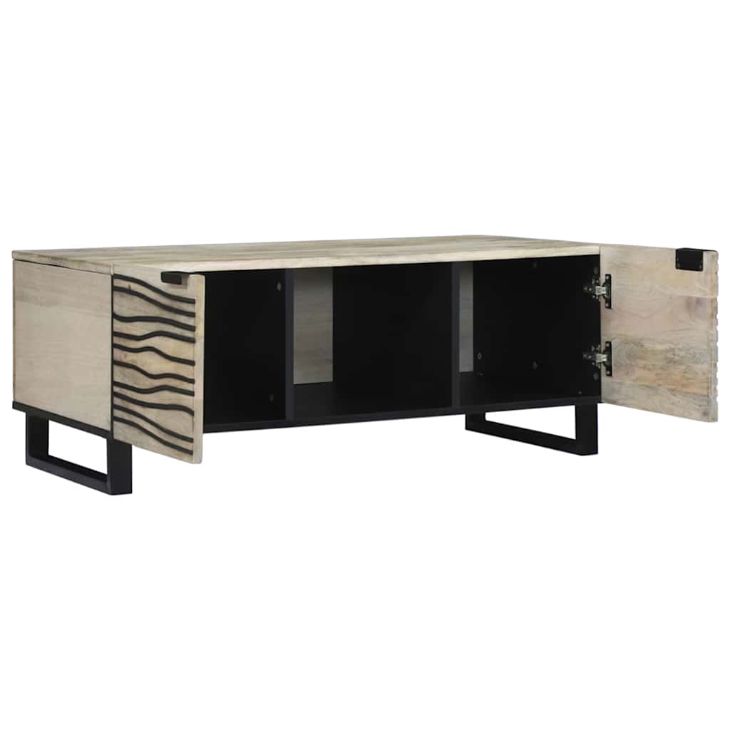 vidaXL Stolik kawowy Biały 100 x 54 x 40 cm Drewno inżynieryjne