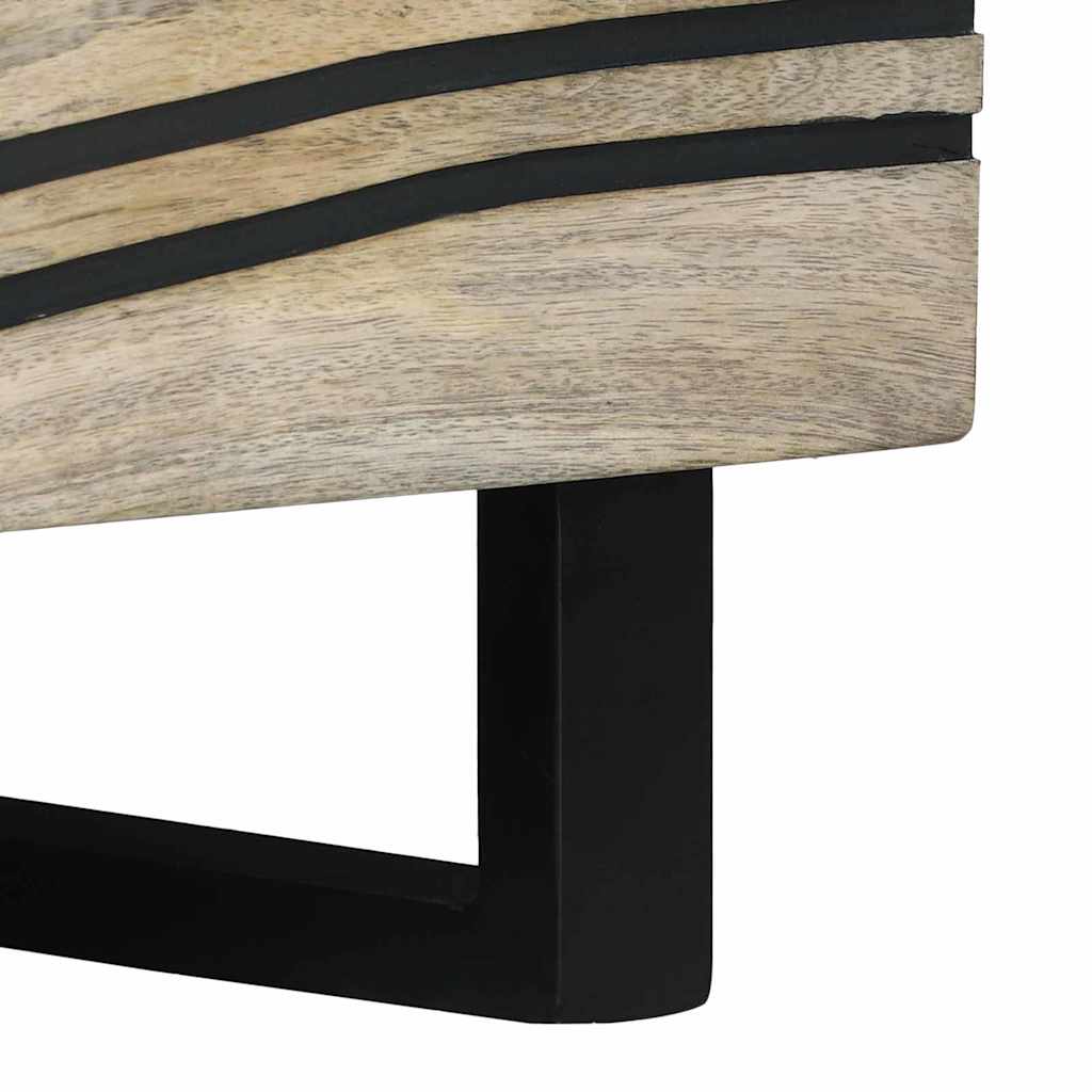 vidaXL Stolik kawowy Biały 80 x 54 x 40 cm Drewno inżynieryjne