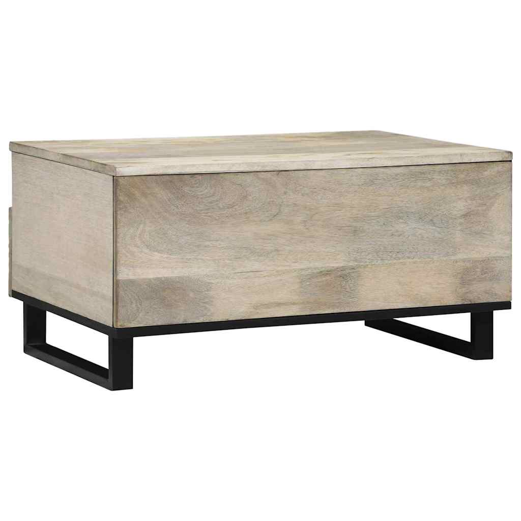 vidaXL Stolik kawowy Biały 80 x 54 x 40 cm Drewno inżynieryjne