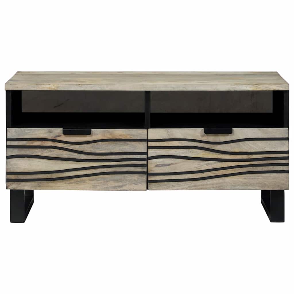 vidaXL Stolik kawowy Biały 80 x 54 x 40 cm Drewno inżynieryjne
