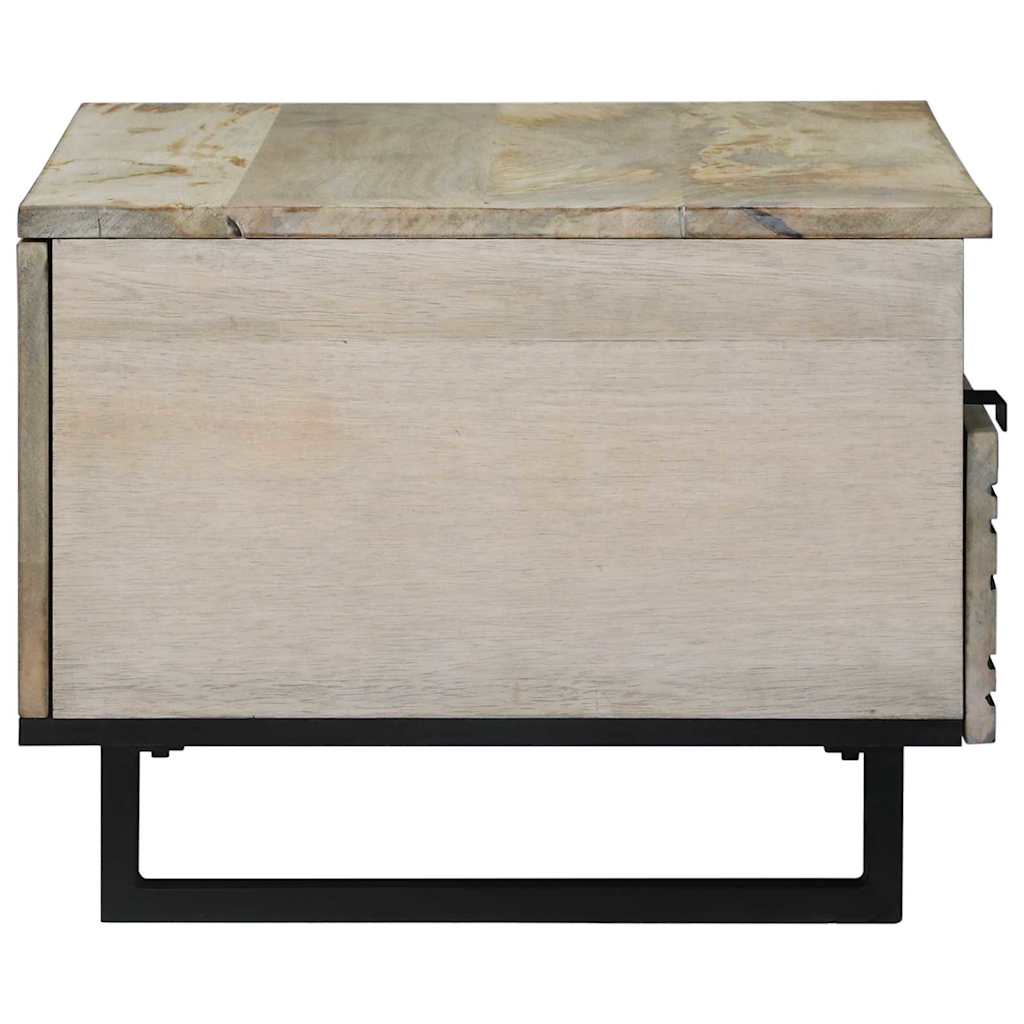 vidaXL Stolik kawowy Biały 80 x 54 x 40 cm Drewno inżynieryjne