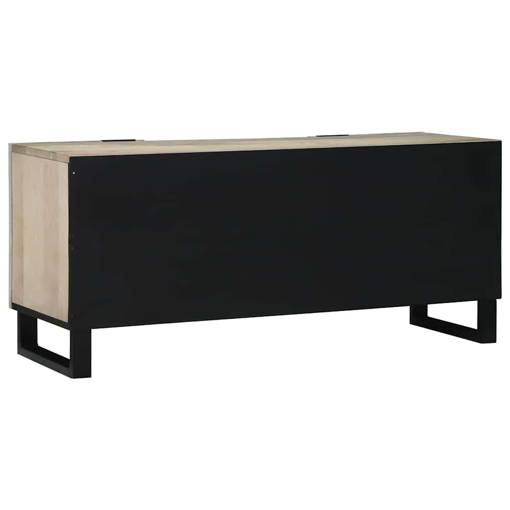 vidaXL Jednostki telewizyjne z szufladą Biały 105 x 33 x 46 cm