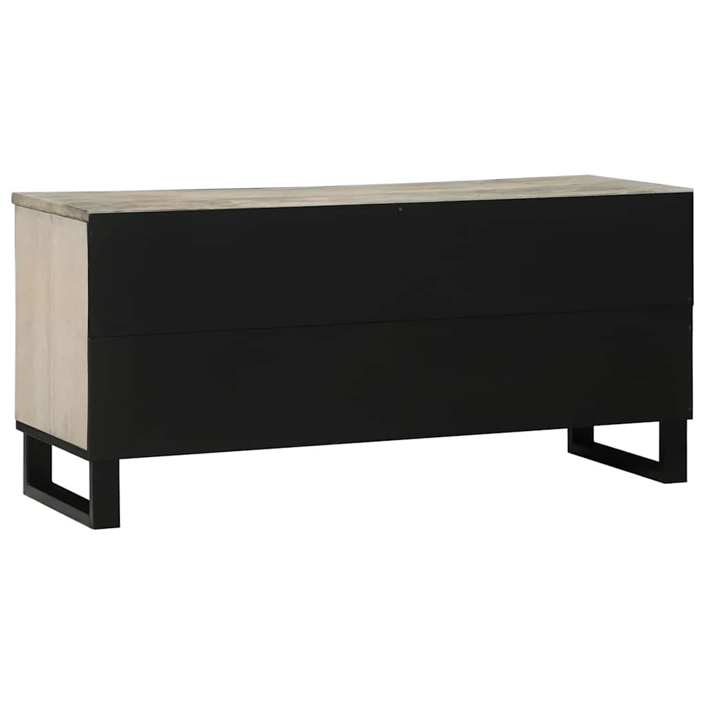 vidaXL Jednostki telewizyjne z szufladą Biały 105 x 33 x 46 cm