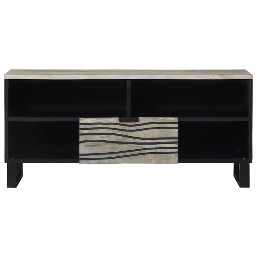 vidaXL Jednostki telewizyjne z szufladą Biały 105 x 33 x 46 cm