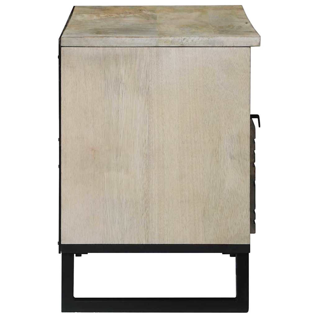 vidaXL Jednostki telewizyjne z szufladą Biały 105 x 33 x 46 cm