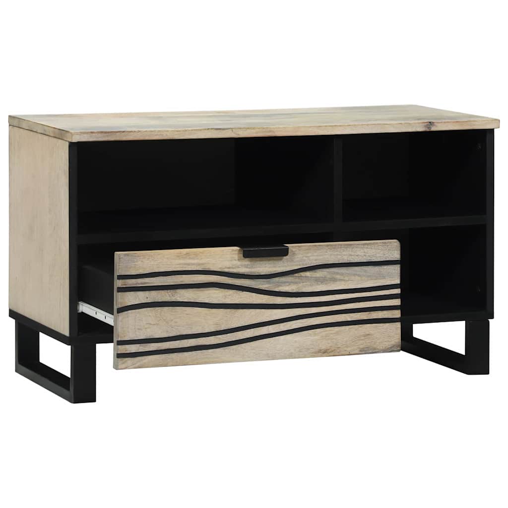 vidaXL Jednostki telewizyjne z szufladą Biały 80 x 33 x 46 cm