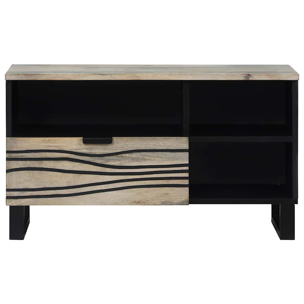 vidaXL Jednostki telewizyjne z szufladą Biały 80 x 33 x 46 cm