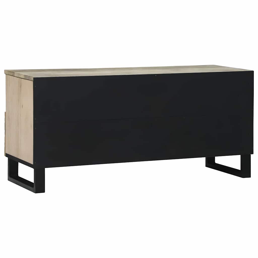 vidaXL Jednostki telewizyjne z szufladą Biały 100 x 33 x 46 cm