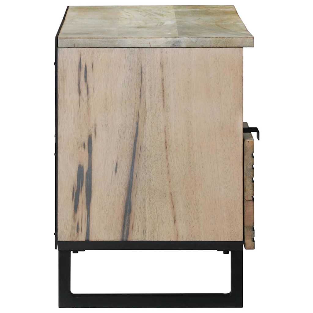 vidaXL Jednostki telewizyjne z szufladą Biały 100 x 33 x 46 cm