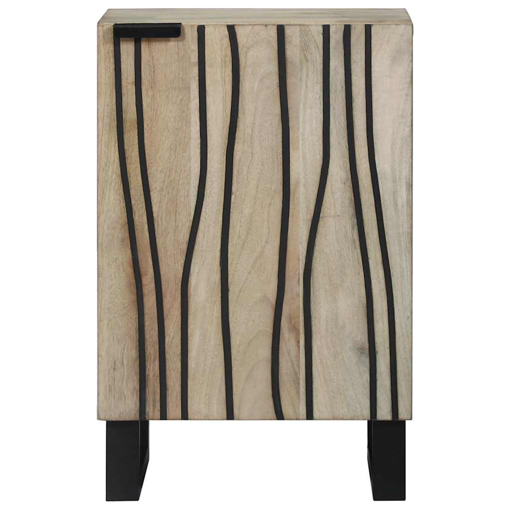 vidaXL Szafka pod umywalkę z półką z drzwiami Biały 38 x 33,5 x 58 cm