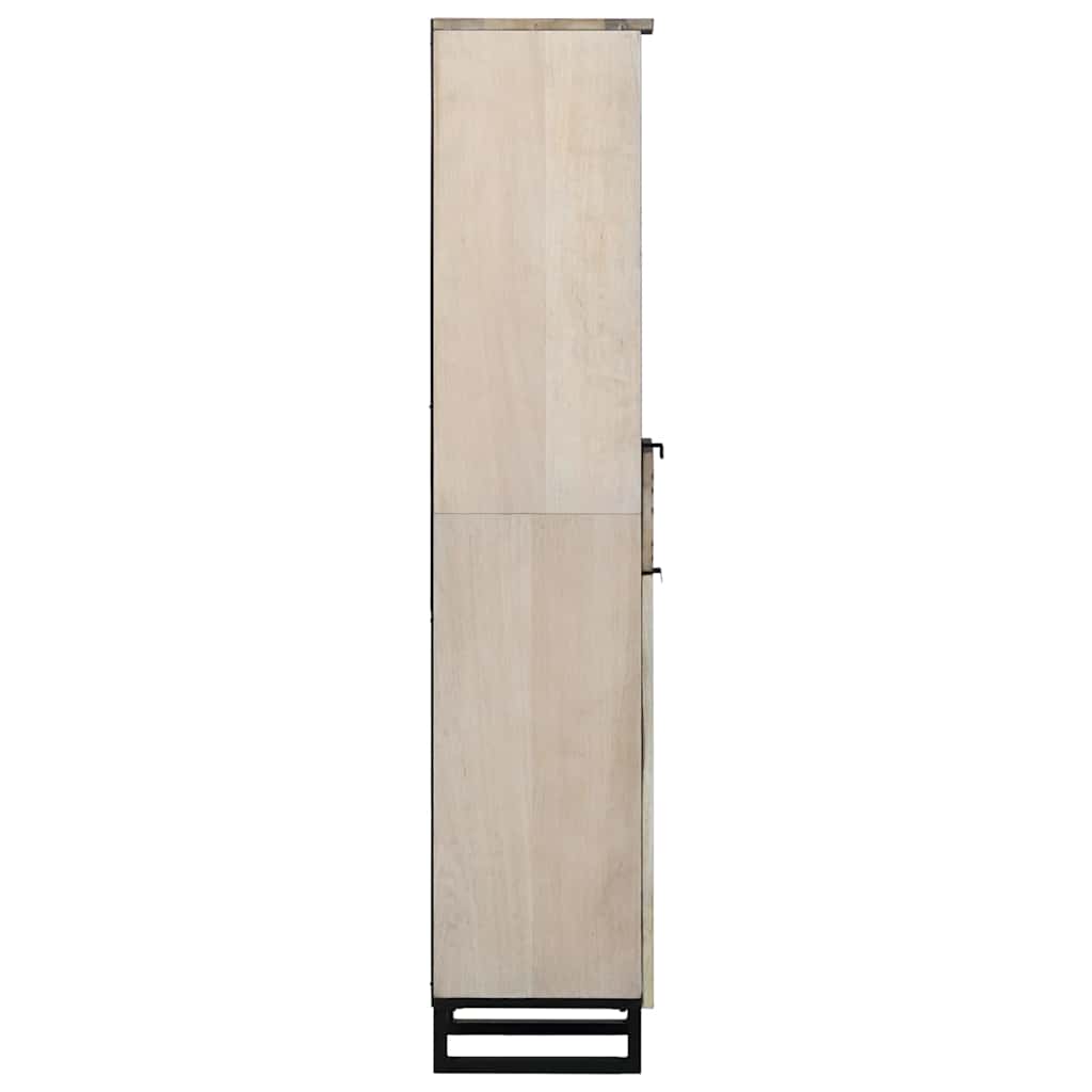 vidaXL Szafka Łazienkowa Biały 38 x 33 x 160 cm Drewno inżynieryjne