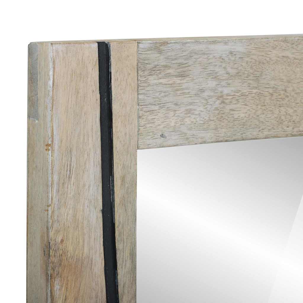 vidaXL Lustro łazienkowe Prostokątny Z lustrem Biały 50 x 2,5 x 70 cm
