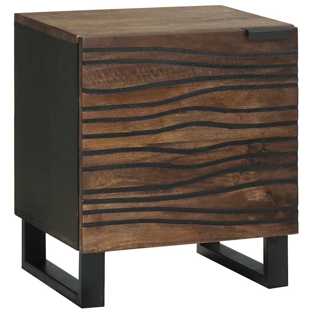 vidaXL Szafka Nocna 2 pcs orzech włoski 40 x 33 x 46 cm
