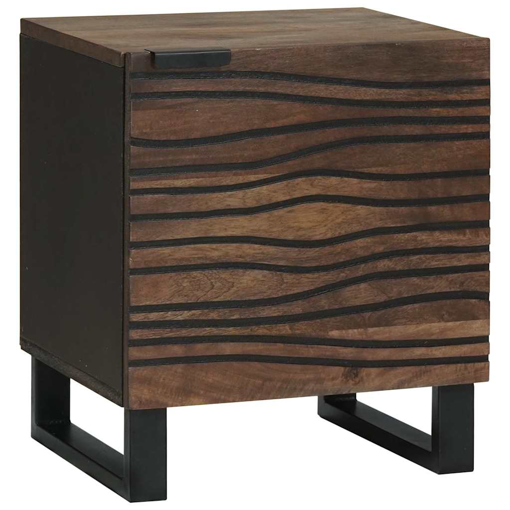 vidaXL Szafka Nocna 2 pcs orzech włoski 40 x 33 x 46 cm