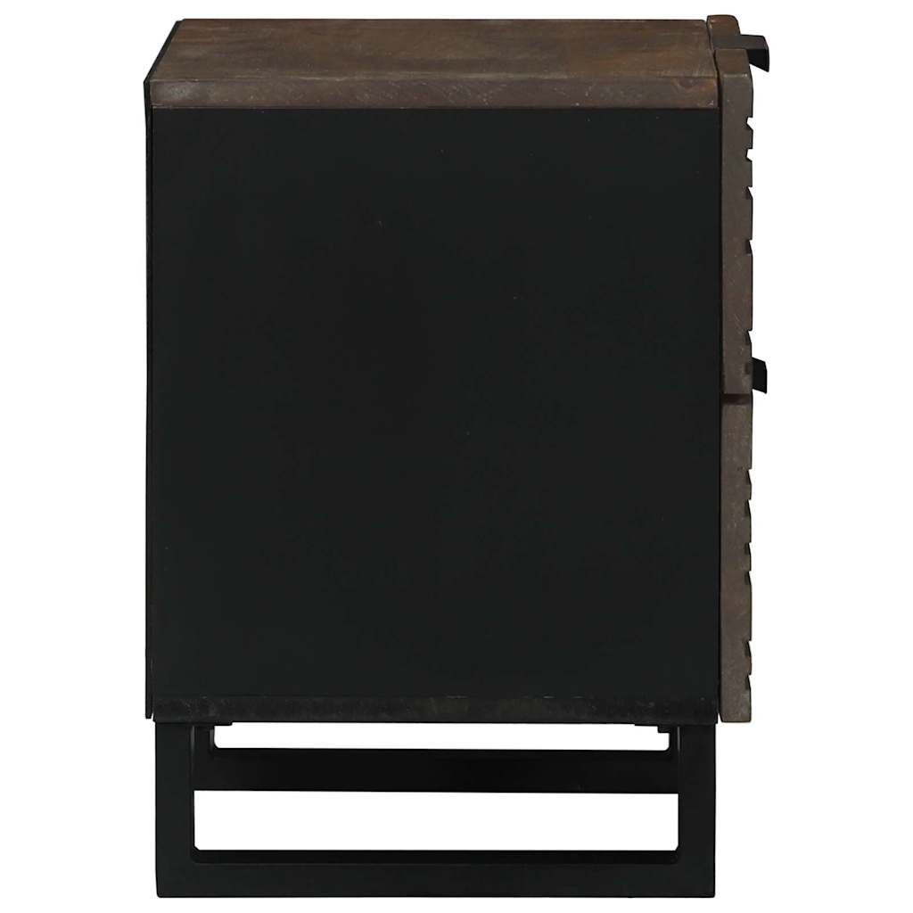 vidaXL Szafka Nocna 2 pcs orzech włoski 40 x 33 x 46 cm