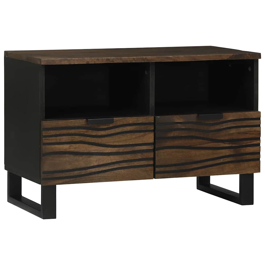 vidaXL Jednostki telewizyjne z szufladą orzech włoski 70 x 33 x 46 cm