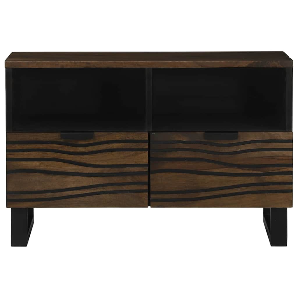vidaXL Jednostki telewizyjne z szufladą orzech włoski 70 x 33 x 46 cm