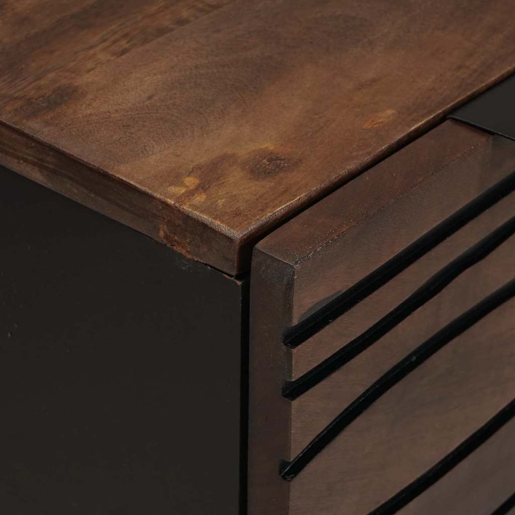 vidaXL Bufet z szufladą Brązowy 60 x 33.5 x 75 cm Lite drewno mango