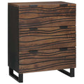 vidaXL Bufet z szufladą Brązowy 60 x 33.5 x 75 cm Lite drewno mango