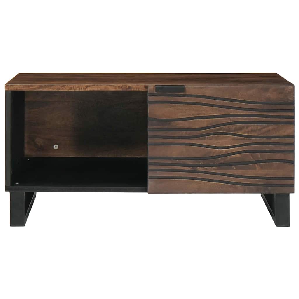 vidaXL Stolik kawowy orzech włoski 80 x 50 x 40 cm Drewno inżynieryjne