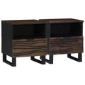 vidaXL Szafka Nocna 2 pcs orzech włoski 40 x 33 x 46 cm