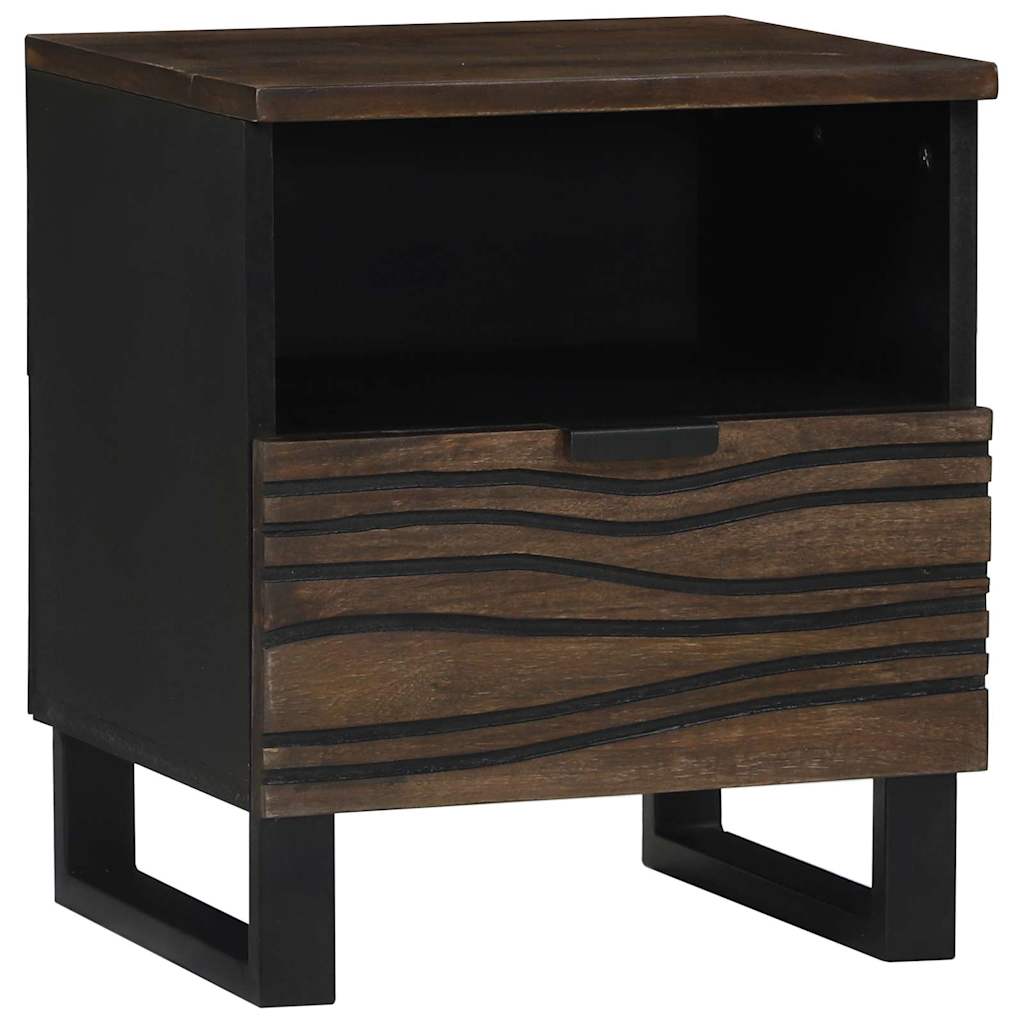 vidaXL Szafka Nocna 2 pcs orzech włoski 40 x 33 x 46 cm
