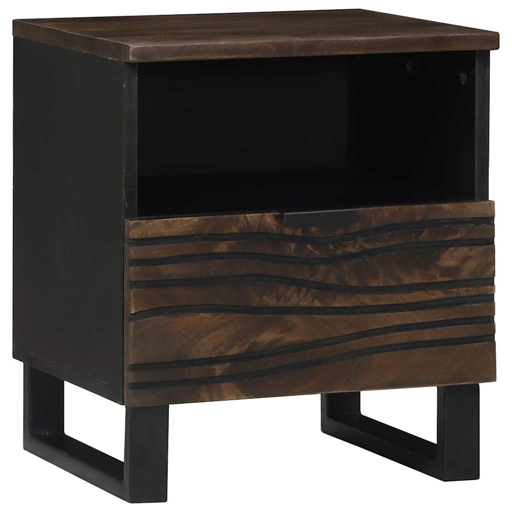vidaXL Szafka Nocna 2 pcs orzech włoski 40 x 33 x 46 cm
