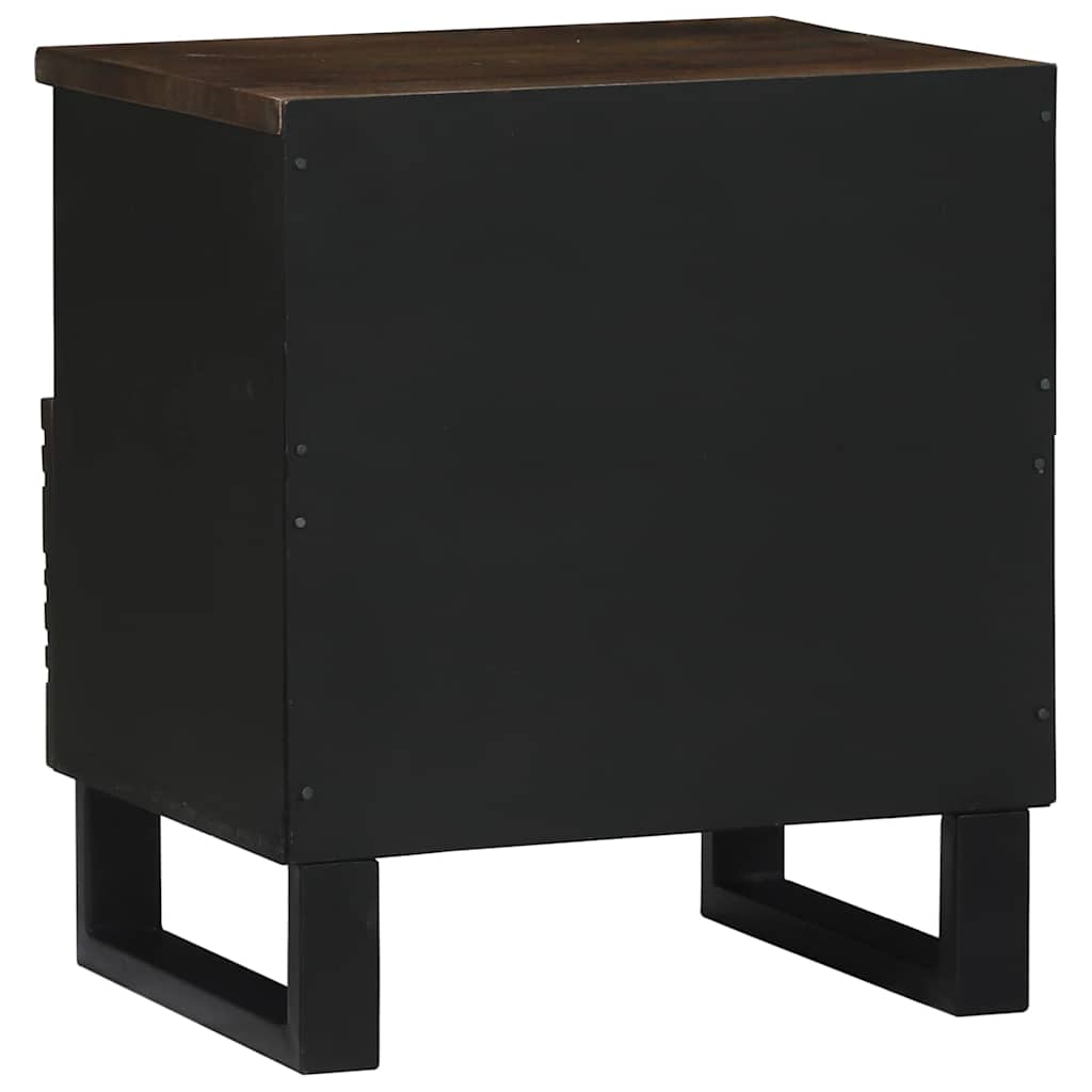 vidaXL Szafka Nocna 2 pcs orzech włoski 40 x 33 x 46 cm