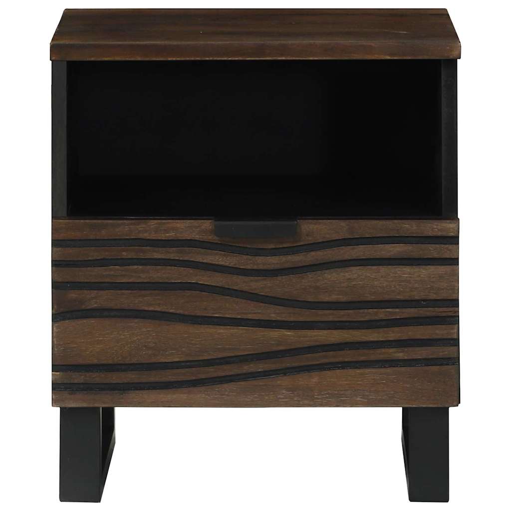 vidaXL Szafka Nocna 2 pcs orzech włoski 40 x 33 x 46 cm
