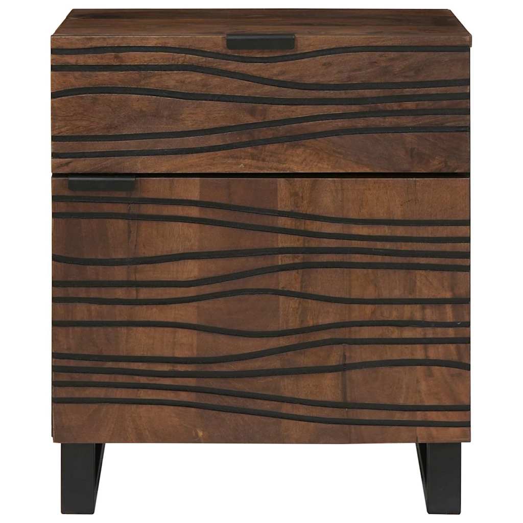 vidaXL Szafka Nocna orzech włoski 50 x 33 x 60 cm Drewno inżynieryjne
