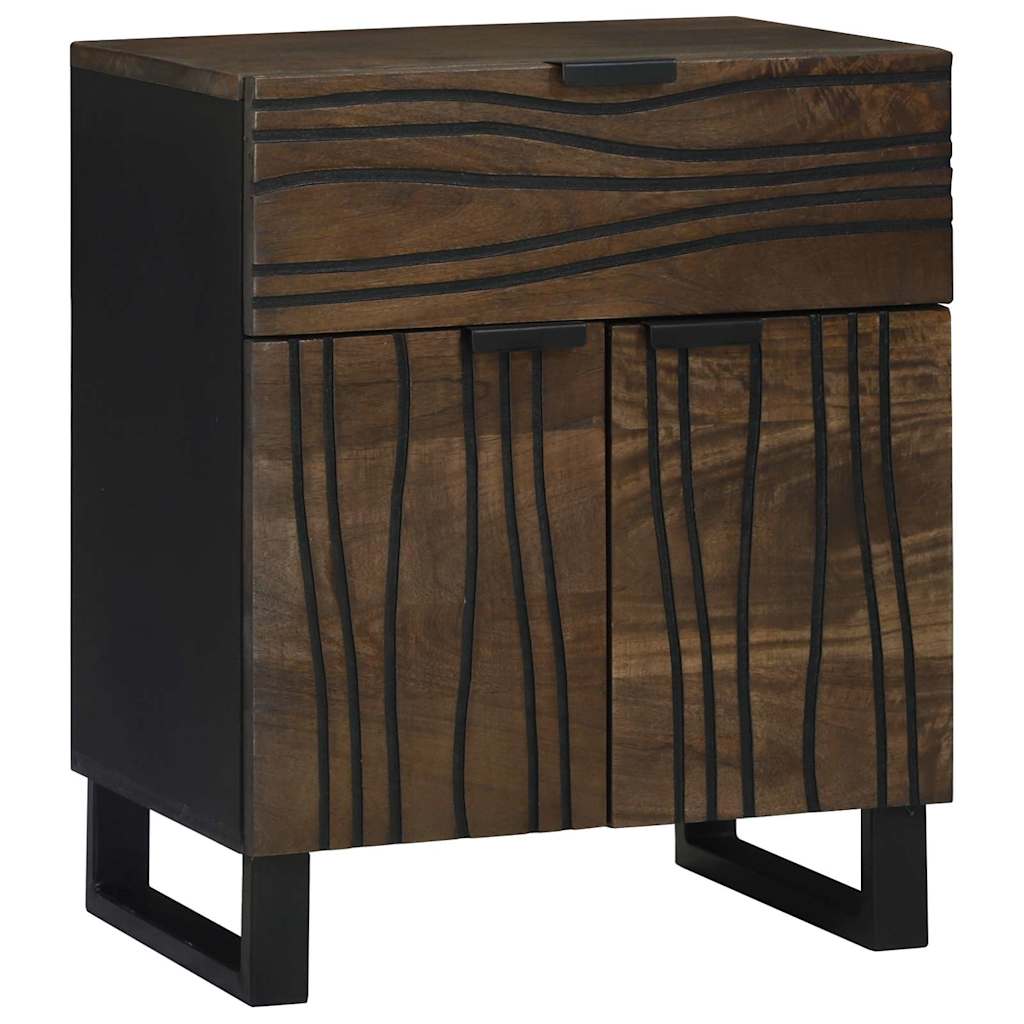 vidaXL Szafka Nocna orzech włoski 50 x 33 x 60 cm Drewno inżynieryjne