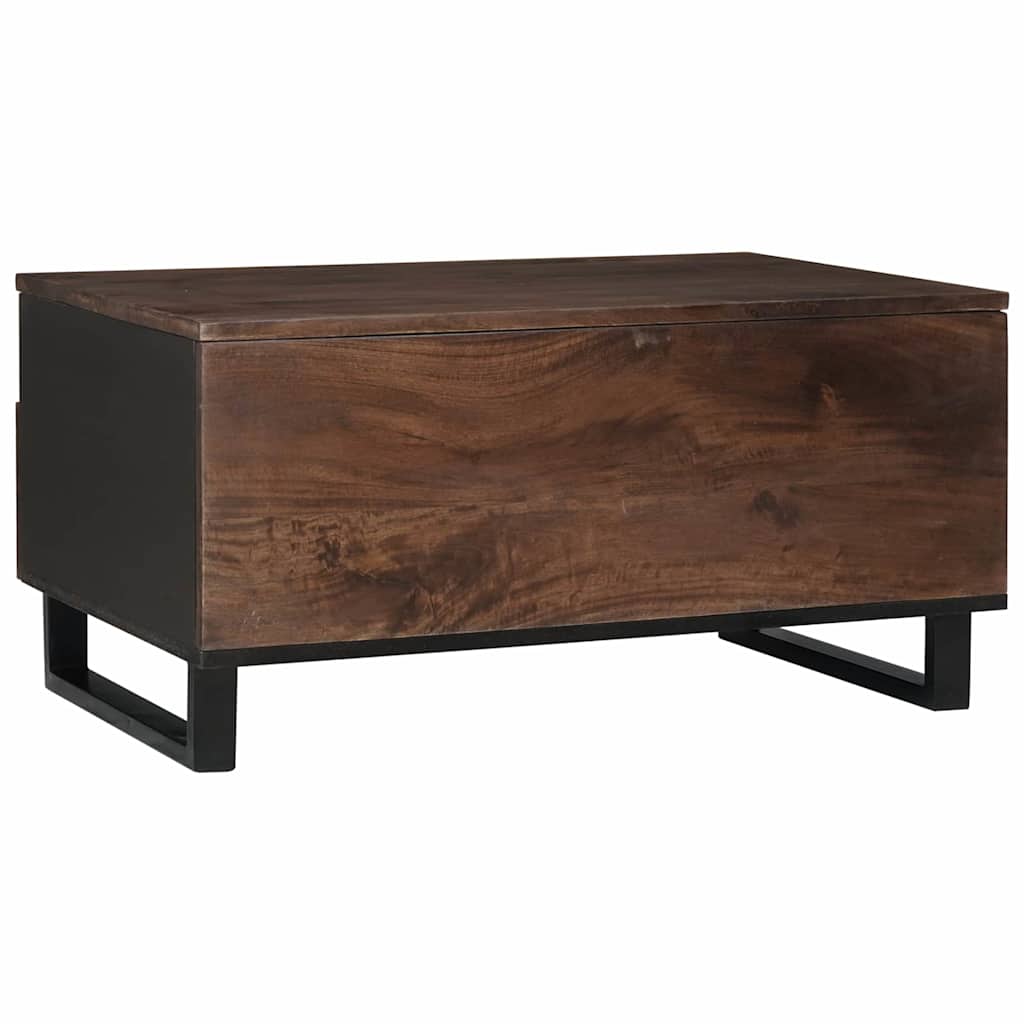 vidaXL Stolik kawowy orzech włoski 80 x 54 x 40 cm Drewno inżynieryjne