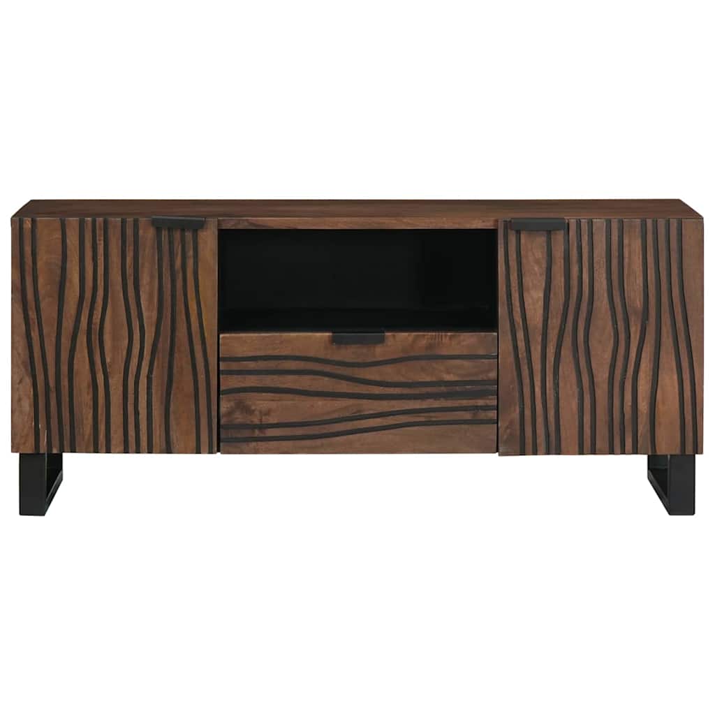 vidaXL Jednostki telewizyjne z szufladą orzech włoski 105 x 33 x 46 cm