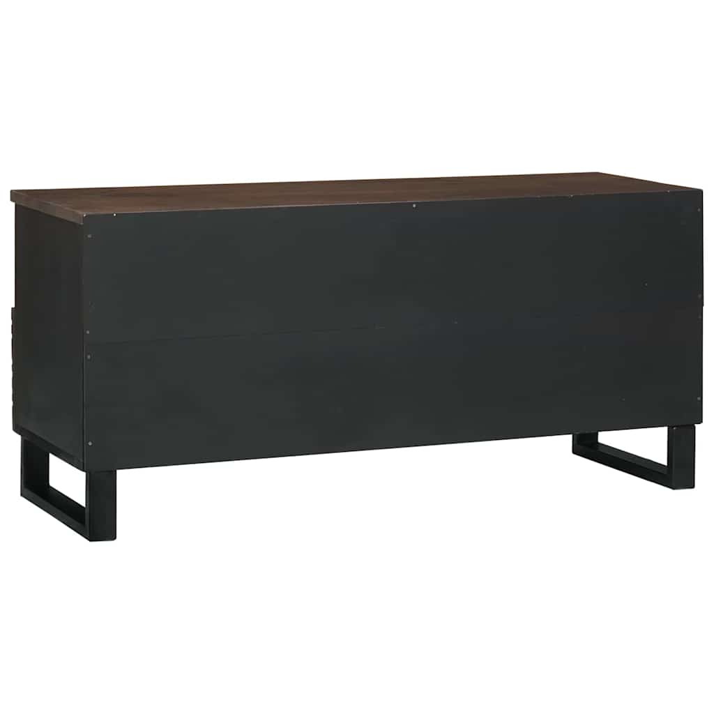 vidaXL Jednostki telewizyjne z szufladą orzech włoski 100 x 33 x 46 cm