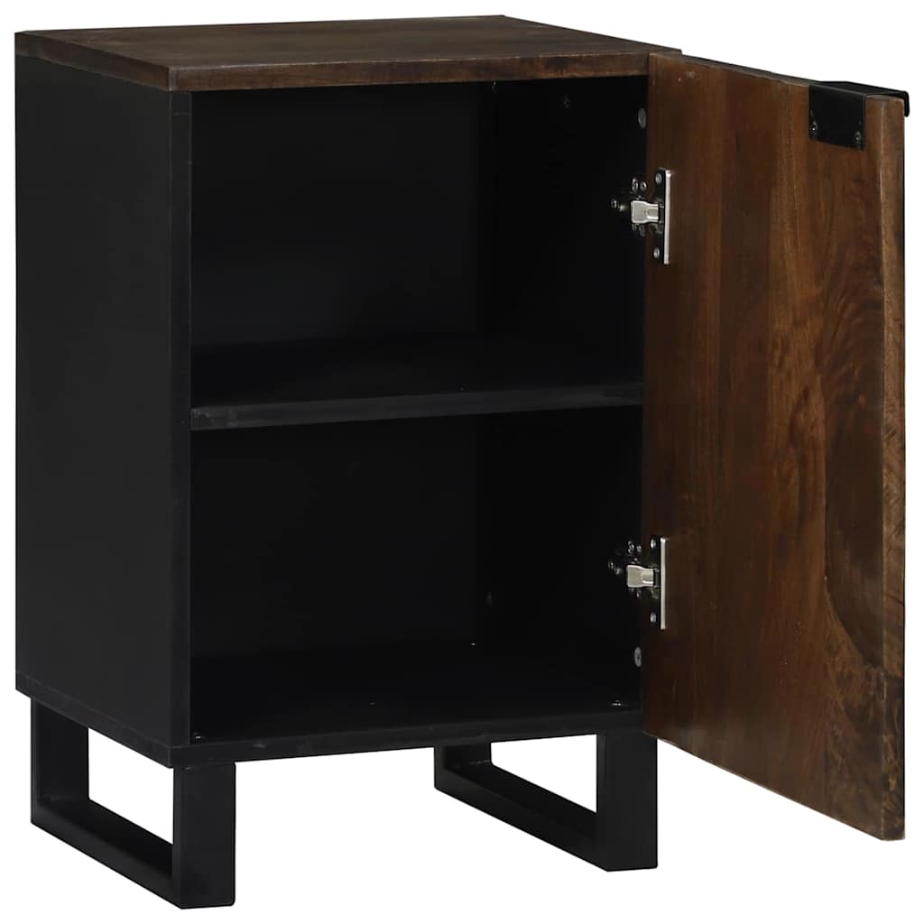 vidaXL Szafka pod umywalkę z półką orzech włoski 38 x 33,5 x 58 cm