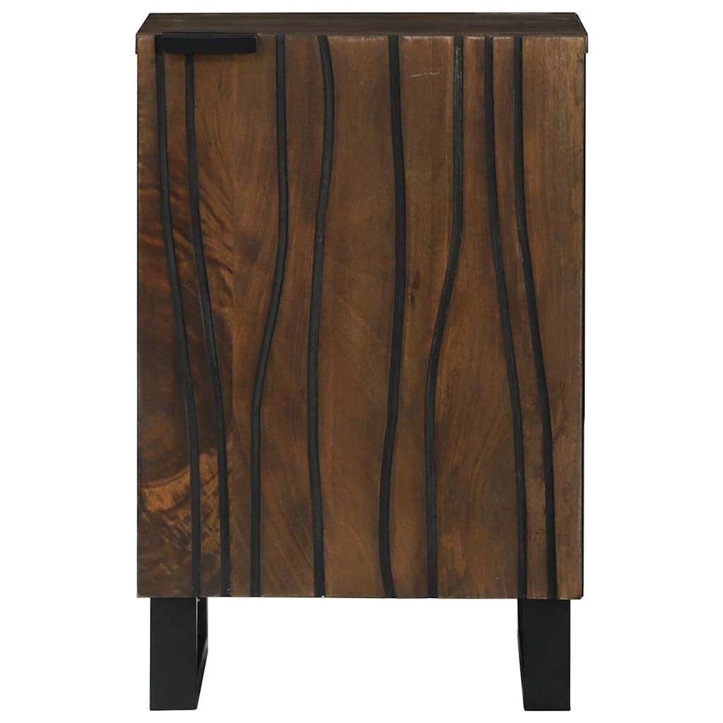 vidaXL Szafka pod umywalkę z półką orzech włoski 38 x 33,5 x 58 cm